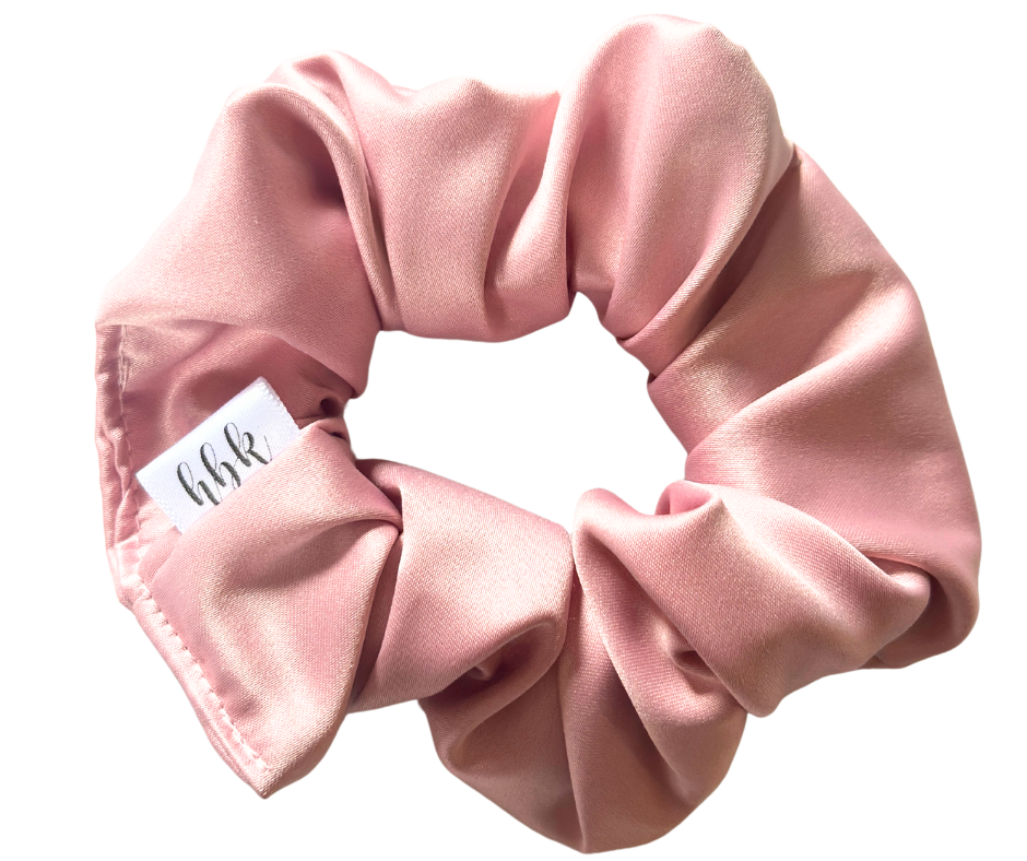 BLUSH TIDE SATIN SCRUNCHIE