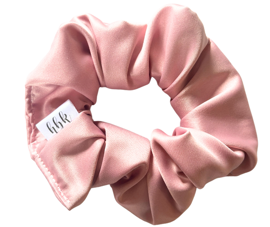 BLUSH TIDE SATIN SCRUNCHIE