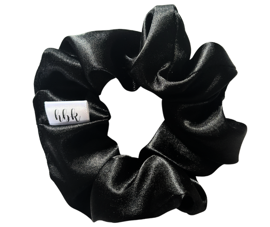 MIDNIGHT TIDE SATIN SCRUNCHIE