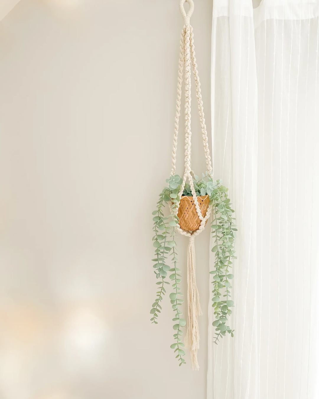 BRAIDED PLANT HANGER