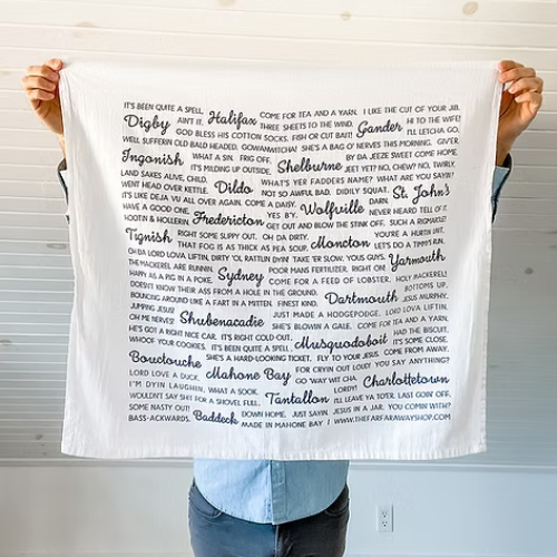 MARITIME SLANG SAYINGS TEA TOWEL